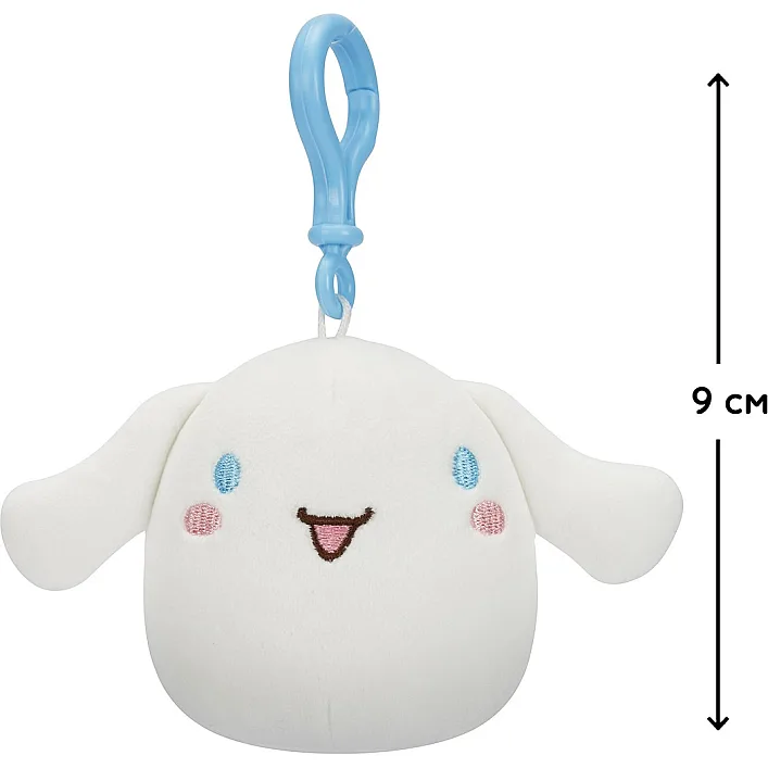 М'яка іграшка на кліпсі SQUISHMALLOWS серії "Хелоу Кітті" - СІННАМОРОЛЛ (9 cm)