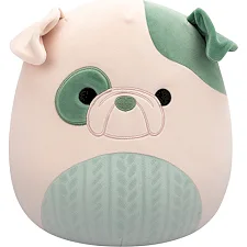 М'яка іграшка SQUISHMALLOWS – БУЛЬДОГ АВГУСТІН (30 cm)