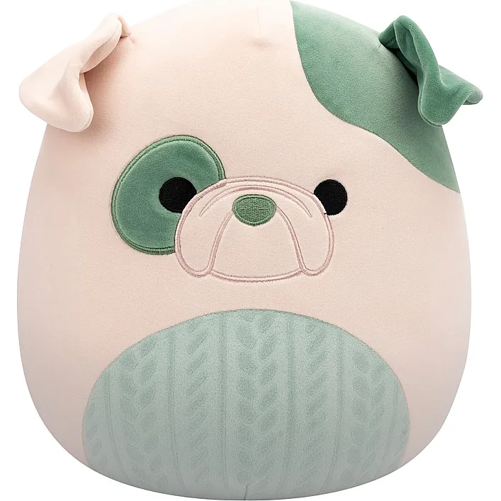 М'яка іграшка SQUISHMALLOWS – БУЛЬДОГ АВГУСТІН (30 cm)