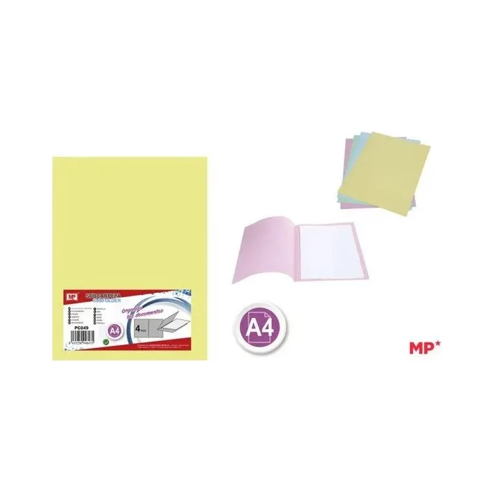 Набор цветных папок А4, 4шт, Madrid Papel (48475)