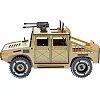 Деревянный 3D конструктор "HUMVEE" Puz-00927 р.22*11*12,5см PuzzleOk (Дер9926)