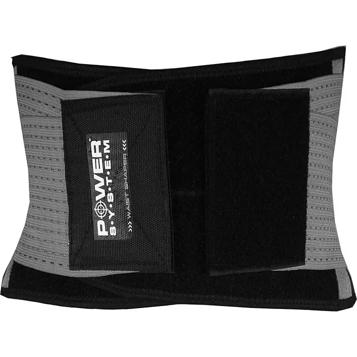 Пояс-корсет для підтримки спини "Waist Shaper" Power System 6031GR-3 Grey, S/M