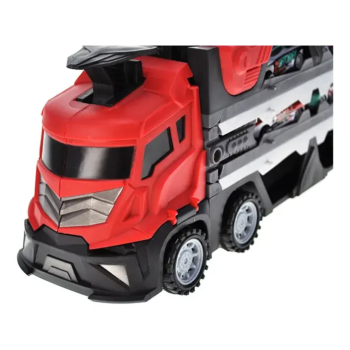 Автовоз инерционный с машинками в коробке 823 (Маш8230)