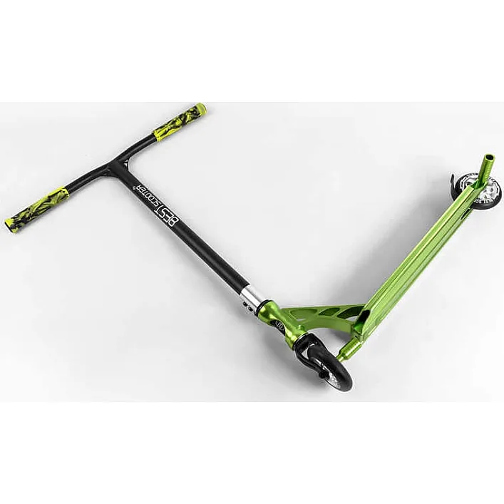 Самокат трюковый 53442 Best Scooter (4) HIC-система, ПЕГИ, алюминиевый диск и дека, АНОДИРОВАННАЯ ПОКРАСКА, колёса PU, d=110мм, ширина руля - 60 см