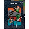 Папка YES А4 с 3 разделителями на резинке "Minecraft" 492112 (Кнц4763)