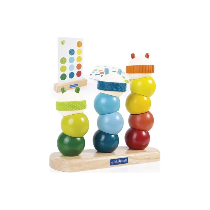 Пирамидка Guidecraft Manipulatives Гусеницы (G6731)
