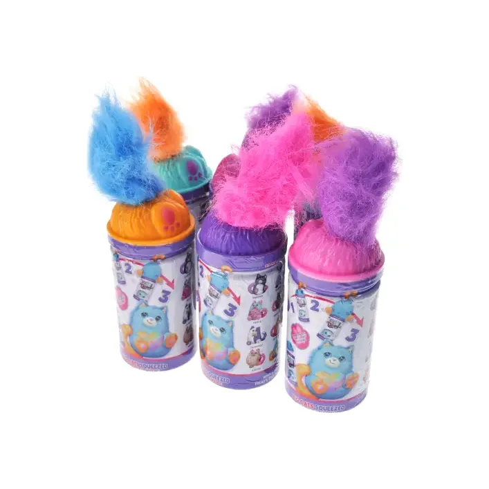 Мягкая игрушка, C2361 котики в колбе 6 шт дисплей бокс (Мяг2361)