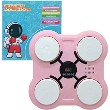 Бокс электронный, детский, музыка, свет, Bluetooth (розовый)