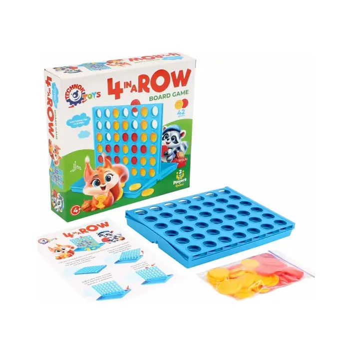 Настольная игра "Четыре в ряд" 9734 ТЕХНОК (Тех9734)