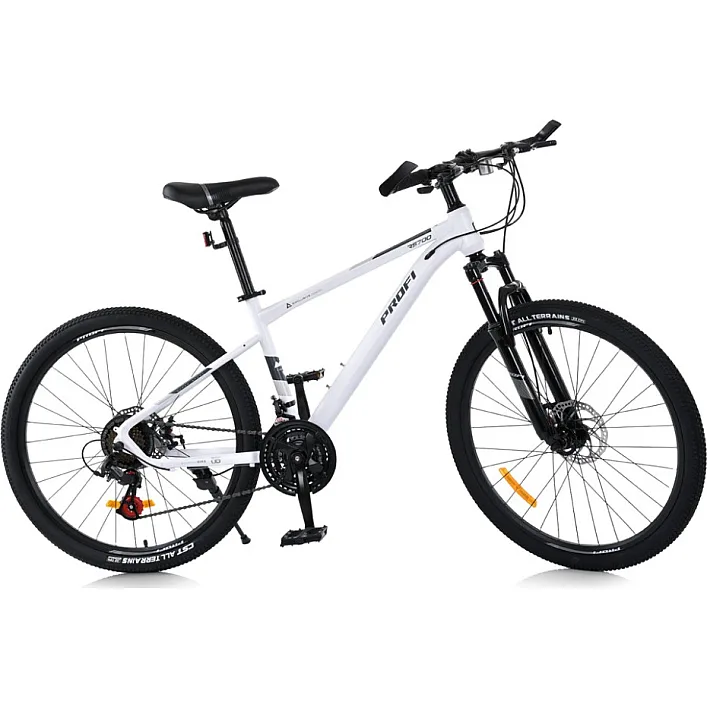 Велосипед SKD75 MTB 2605-2, 26 дюймов, стальная рама 16 Sunrun 24SP белый