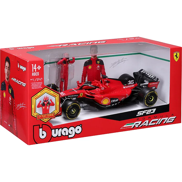 Автомодель з фігуркою - FERRARI SF-23 (1:24)
