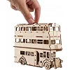 Деревянный механический 3D конструктор Ugears Рыцарский автобус (70172)
