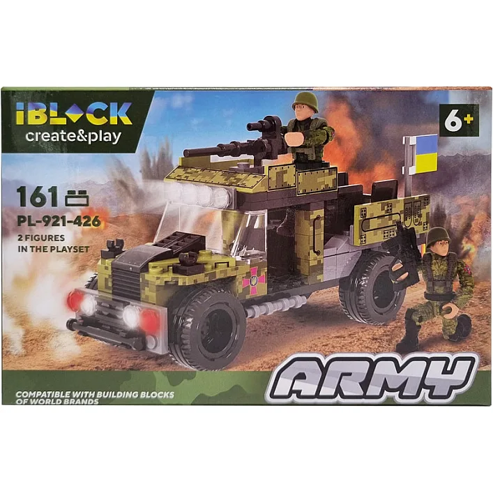 Конструктор детский Армия IBLOCK PL-921-426, 4 вида Вид 2