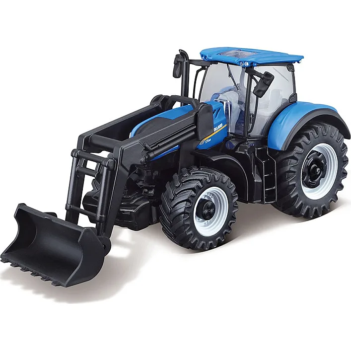Модель BBURAGO серії Farm - ТРАКТОР NEW HOLLAND T7.315 з фронтальним навантажувачем (синій, 1:32) 18-31632 (Маш6328)