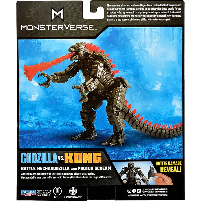 Фігурка GODZILLA VS. KONG – МЕХАҐОДЗІЛЛА З ПРОТОННИМ ПРОМЕНЕМ (15 cm)