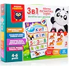 Детская настольная игра "English, Азбука, Математика" VT5412-04 игра 3в1