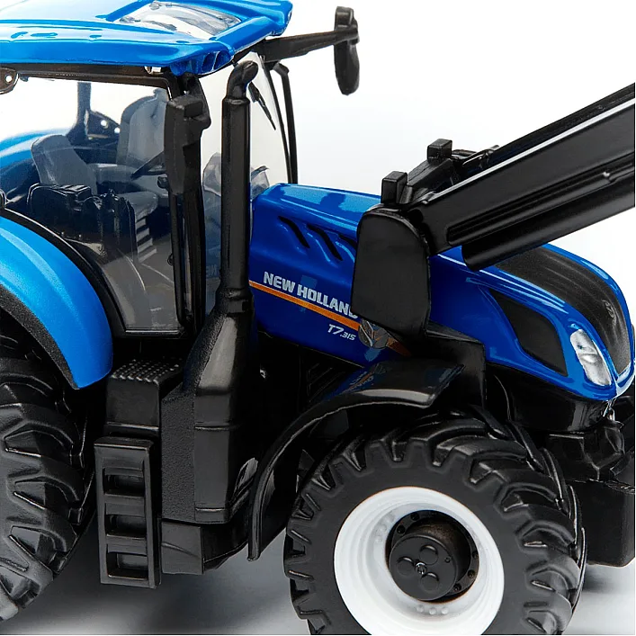 Модель BBURAGO серії Farm - ТРАКТОР NEW HOLLAND T7.315 з фронтальним навантажувачем (синій, 1:32) 18-31632 (Маш6328)