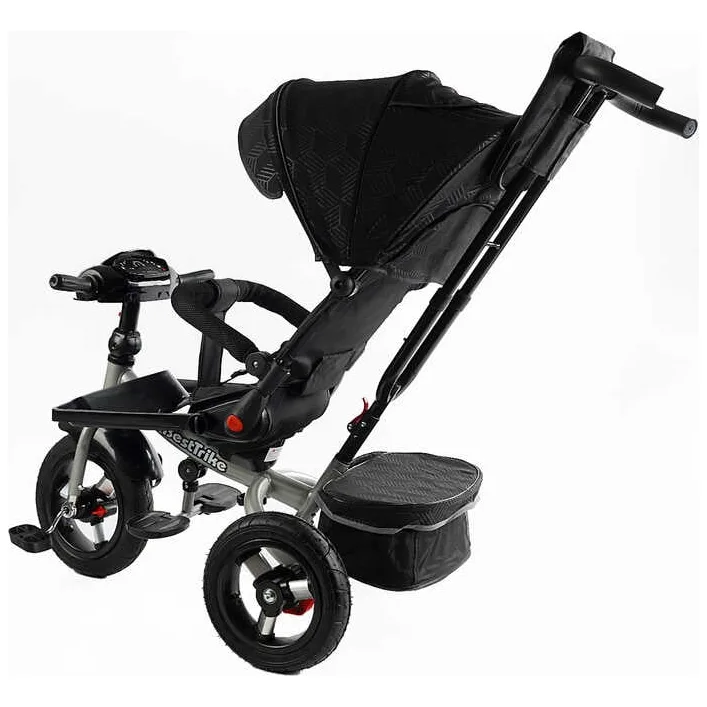 Велосипед 6088 F – 695-12 Best Trike (1) ПОВОРОТНОЕ СИДЕНИЕ, СЛОЖНОЕ КЕРМО, ФАРА МУЗЫКАЛЬНАЯ С USB,Bluetooth НАДУВНЫЕ КОЛЕСА, ПУЛЬТ ВКЛЮЧЕНИЯ СВЕТА И ЗВУКА