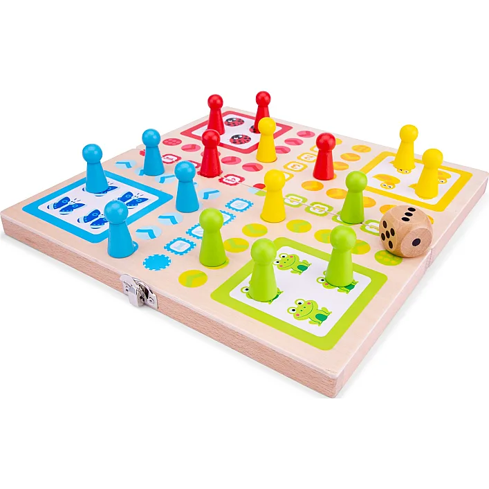 Дитяча гра Лудо, New Classic Toys, 2-4 гравці, арт. 10805