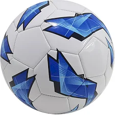 Мяч футбольный "5 (PVC, 320-330гр) "FLASH" синий (Мяч7705)