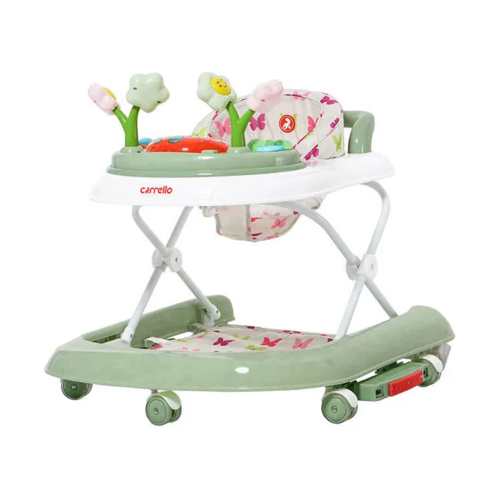Ходунки Fiore CRL-9606 Green 3 в 1 (ходунки, гойдалка, каталка) CARRELLO