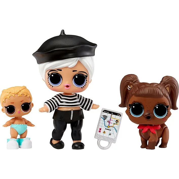 Набор игровых фигурок L.O.L. Surprise! серии "OPP Tot + Pet + Lil Sis" 987888 - БИТНИК БЕЙБИ, ДАРЛИНГ ДОГГИ (Лял6214)
