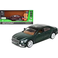 Машина (электро) металлическая АВТОПРОМ 68718R/ 68718G 1:38 "Bentley Flying Spur Hybrid" батар., свет, звук, откр.двери, капот, багаж., коробка (Маш6283)