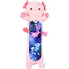 М'яка іграшка-подушка "Аксолотль-батон" HKF2206(Pink) розмір 100 см
