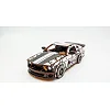 Деревянный 3D конструктор "Muscle Car" Puz-00639 162 дет., белый цвет полиция р. модели 24*9*7 см PuzzleOk (Дер6394)