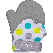 Перчатка для прорезывания зубов Glüv, BBluv, серая, арт. B0150-G