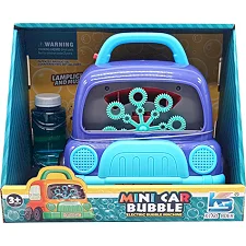 УЦЕНКА!!! Генератор мыльных пузырей "Mini Car Bubble" Bambi КВ1285-PURPL-UC свет, звук