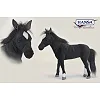 Мягкая игрушка Черный жеребец высота 40см, Hansa (6526)