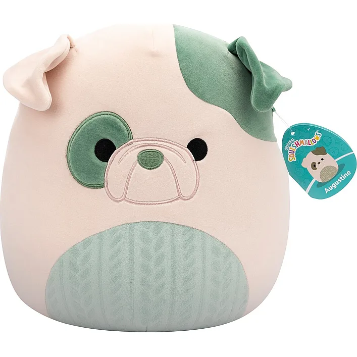 М'яка іграшка SQUISHMALLOWS – БУЛЬДОГ АВГУСТІН (30 cm)