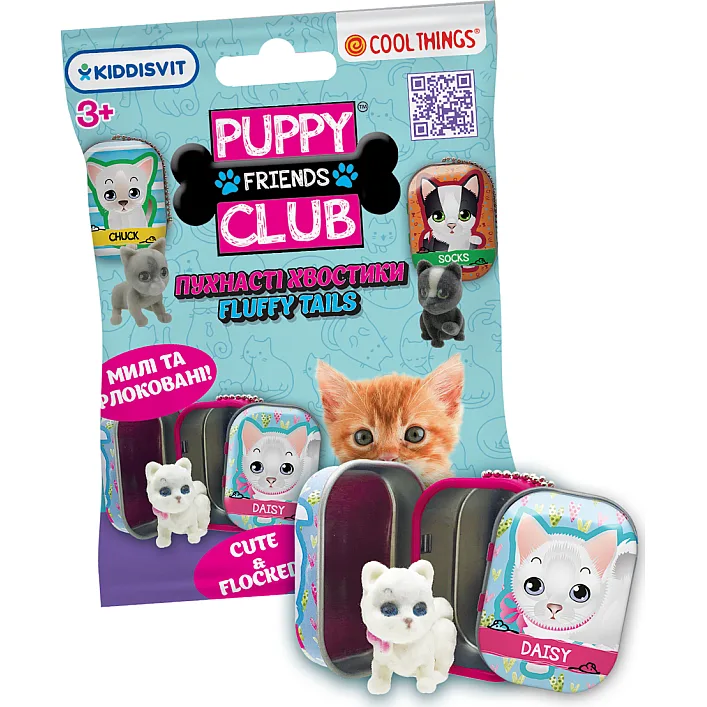 Фігурка-сюрприз COOL THINGS серії "Puppy Club" - ПУХНАСТІ ХВОСТИКИ (в ас.)