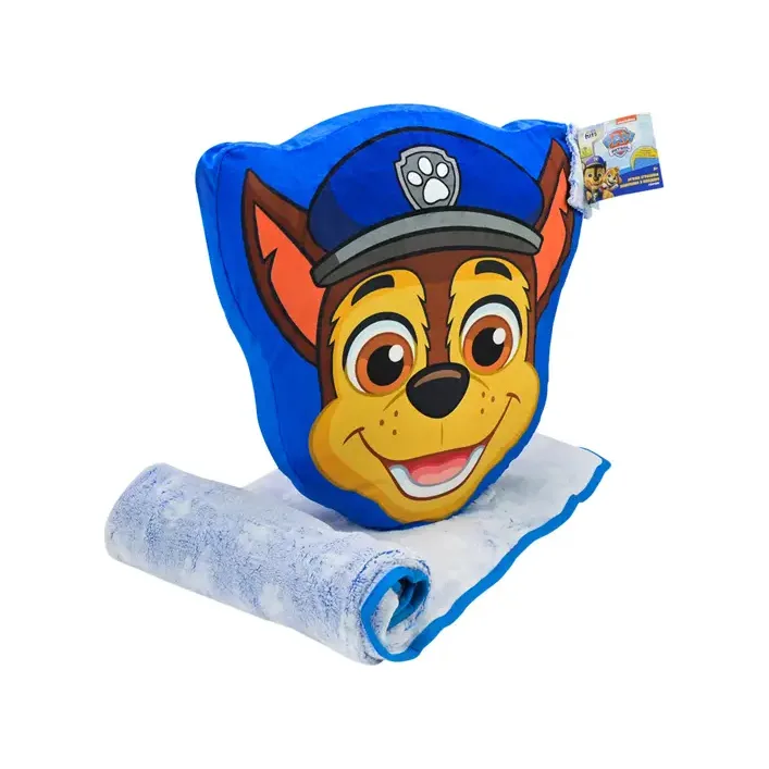 М'яка подушка з пледом Paw Patrol KH70/001L р. 38*41*7см плед, р.118*80см (Мяк5638)
