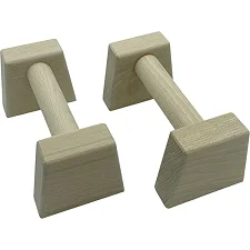 Паралетсы, упоры для отжимания деревянные Wood Gym Push Up NE-WD-20 из бука 20 см 2 шт