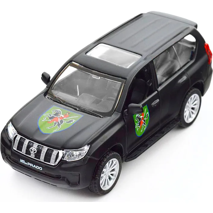 Автомодель серии Шевроны Героев - TOYOTA LAND CRUISER PRADO - 110 ОМБР (Маш6915)