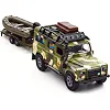 Игровой набор – LAND ROVER DEFENDER МИЛИТАРИ (с лодкой) 520191.270 TechnoDrive (Маш1986)