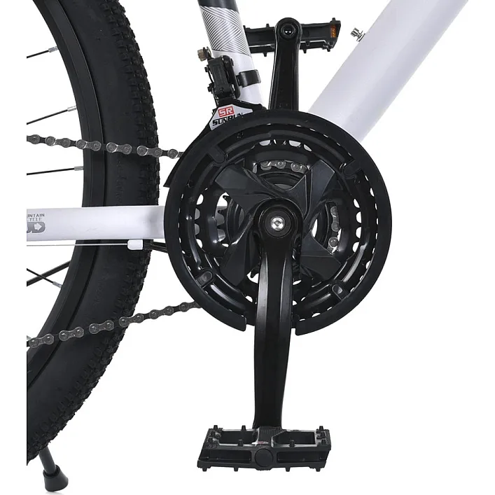 Велосипед SKD75 MTB 2605-2, 26 дюймов, стальная рама 16 Sunrun 24SP белый