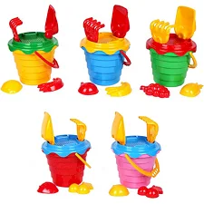 Песочный набор "А" ребро 0489 (5) ЦЕНА ЗА 12 ШТУК В УПАКОВКЕ "Technok Toys"