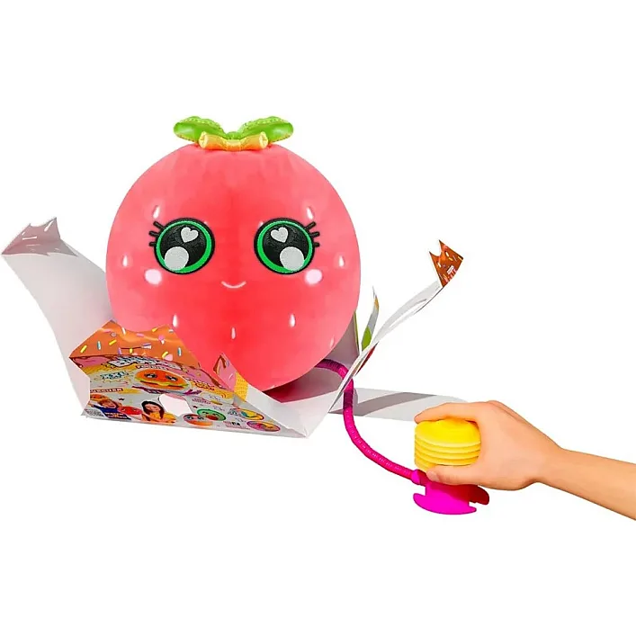 Ігровий набір BIGGIES серії "Little Foodies" W2 - ПОЛУНИЦЯ (надувна іграшка, насос) BIG002-ST (Мяк4521)