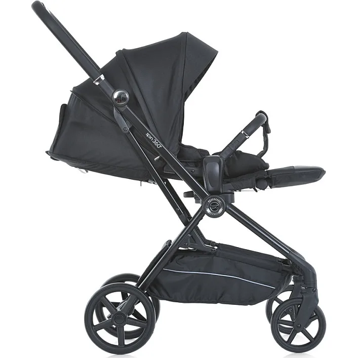 Коляска детская прогулочная SPIN 360 ME 1138 Black