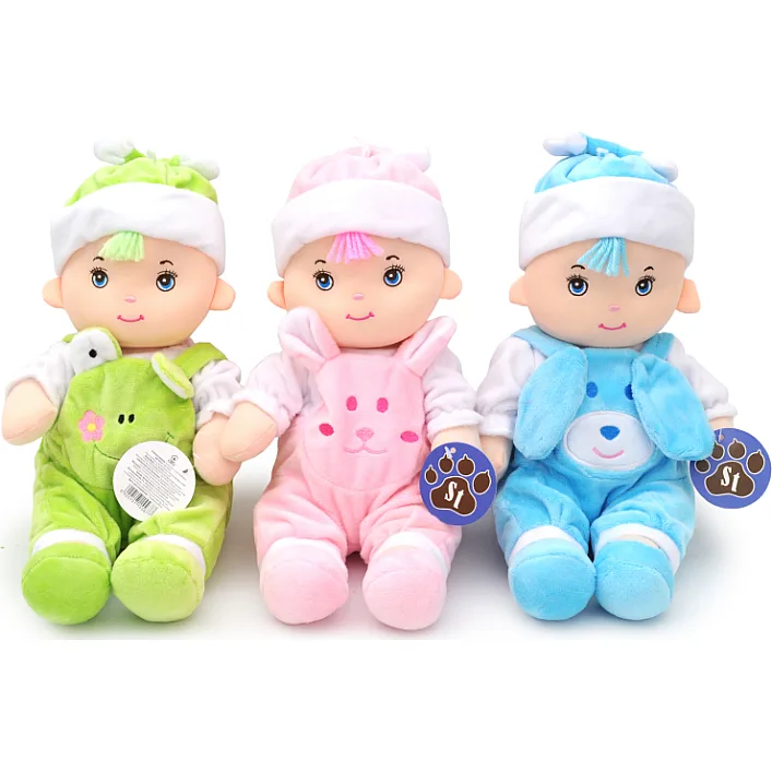 Лялька м"яка музична (рос), 3 види, в кульку SD1602 р.30*15*12см. (Лял1602)
