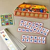 Настольная обучающая игра "Ребус", деревянная
