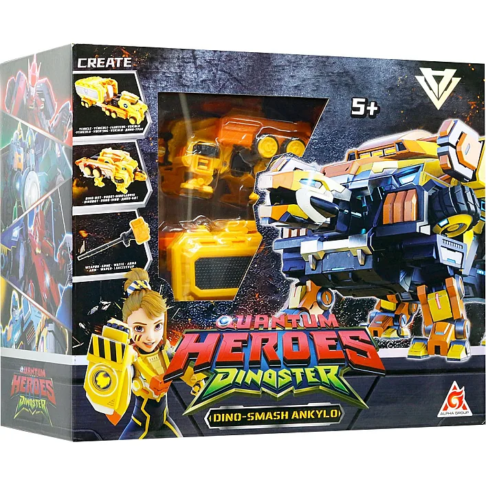 Динозавр-трансформер DINOSTER - МЕГА ДИНО-СМЕШ АНКІЛО
