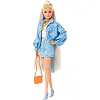 Кукла Barbie Экстра Блондинка с пучком на распущенных волосах 29 см (HHN08)