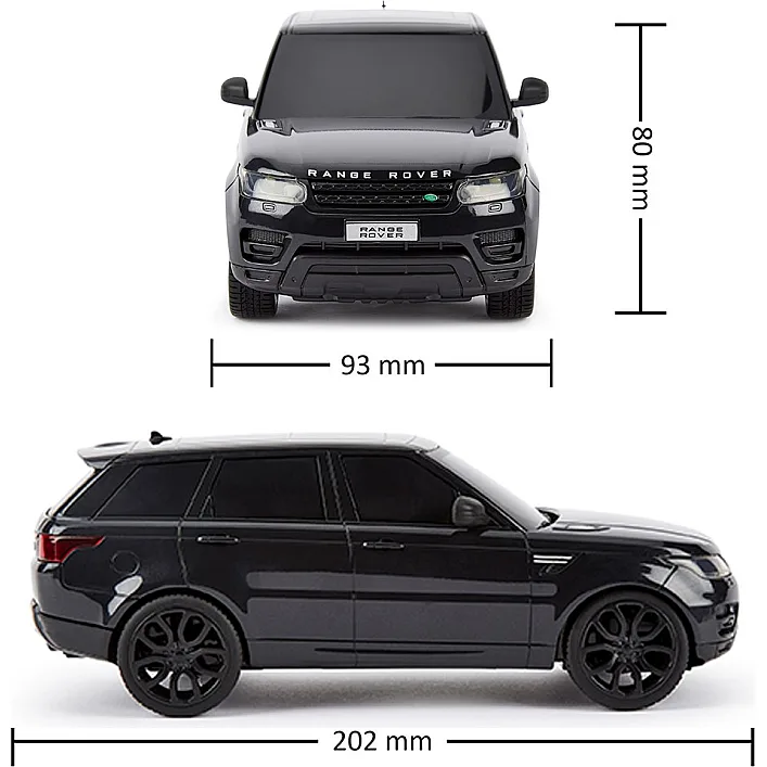 Автомобіль KS DRIVE на р/к - LAND ROVER RANGE ROVER SPORT (1:24, 2.4Ghz, чорний) 124GRRB KS DRIVE (Маш4143)