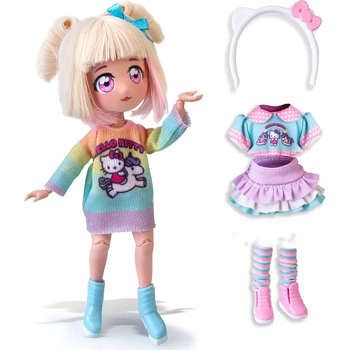 Игровой набор 4SF Manga Dolls серии Hello Kitty – Стильная Конфетка-единорог