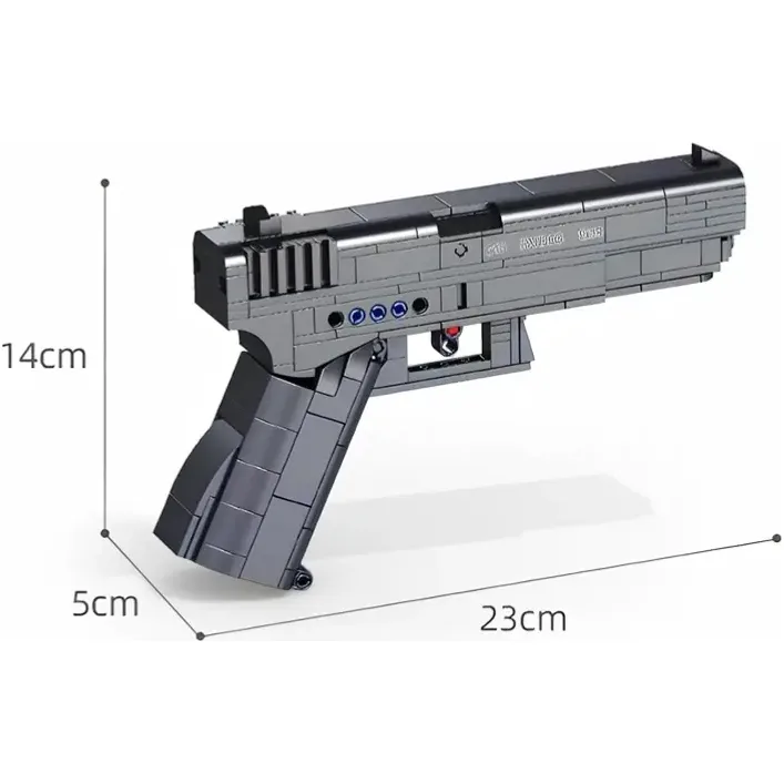 Конструктор "Пистолет G18" 336дет. 670010 р.33*6*21см (Кон6710)