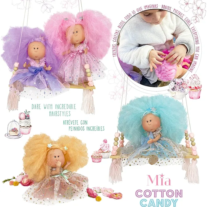 Кукла MIA COTTON CANDY,30см (розовая) Nines d'Onil (1101)